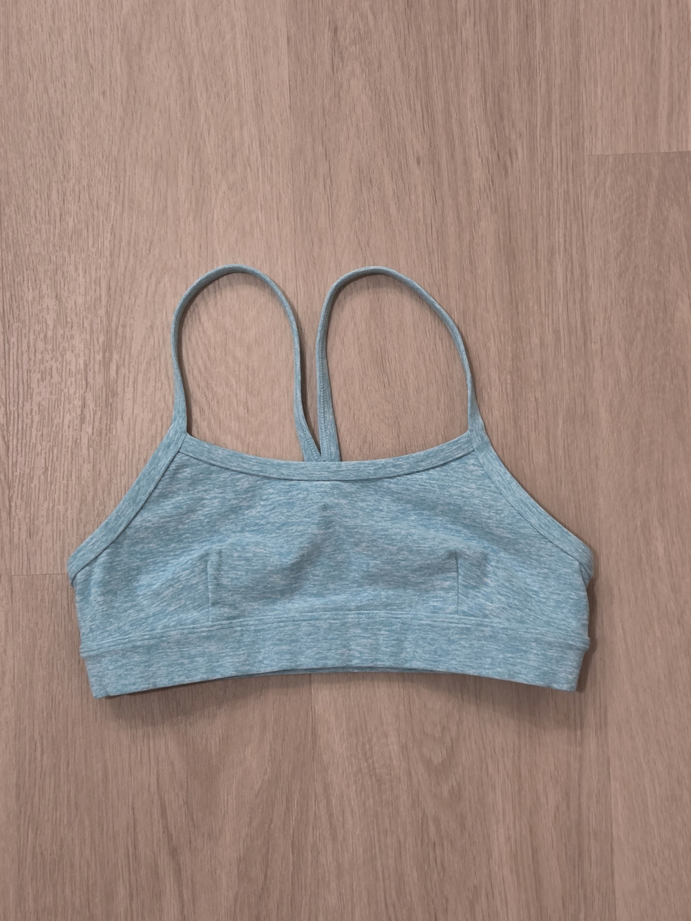 ALO YOGA Strappy Sports Bralette In Heathered Sage